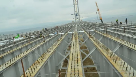 (Özel Haber) Körfez Geçiş Köprüsünün İki Yakası Birbirine Bağlandı