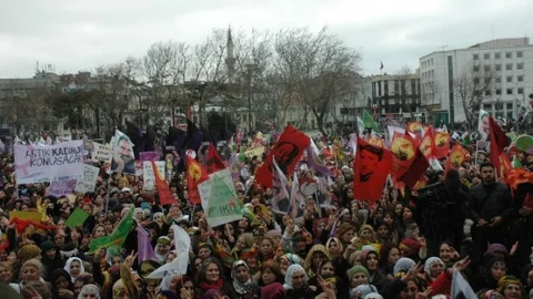 Kadıköy'de “Kadınlar Günü” Mitingi