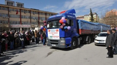 Kütahya İHH'dan Suriye'ye Yardım