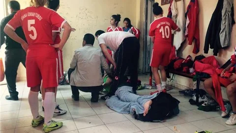 TFF Kadınlar 1. Ligi maçında kavga 9 yaralı