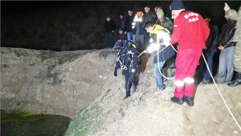 Elazığ'da gölete düşen kişi boğuldu