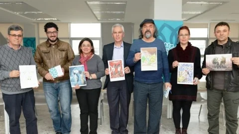 Karikatüristler Çanakkale Savaşını Çizdi