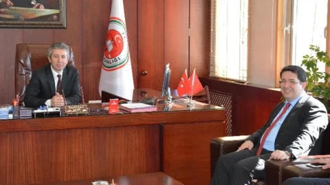 Başkan Yazgı'dan Yeni Atanan Cumhuriyet Başsavcısı Akın'a Ziyaret