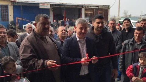 Başkan Yaralı Marangoz Atölyesi Açılışına Katıldı