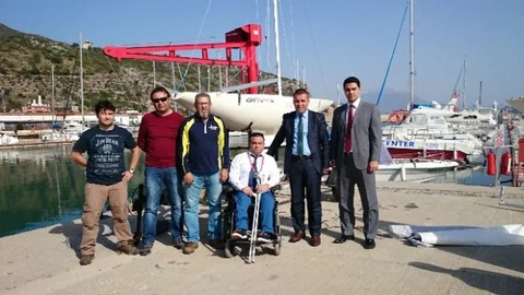 Paralimpik Yelkenli Alanya Marina'da