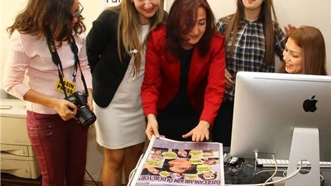 Bu gazete kadına şiddete ''dur'' demek için çıkıyor