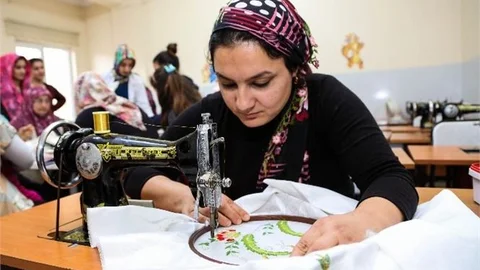 Şehitkamilli Hanımlardan El Beceri Kurslarına Yoğun İlgi