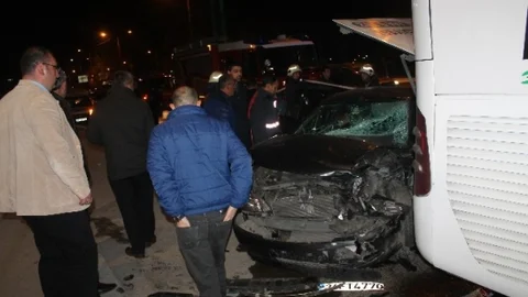 Başkent'te Trafik Kazası 2 Yaralı