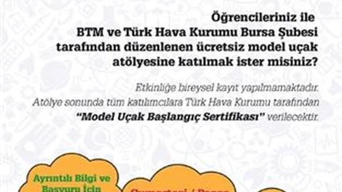 Btm'de Model Uçak Atölyesi