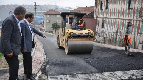 Başkan Toltar Asfalt Çalışmalarını Denetledi