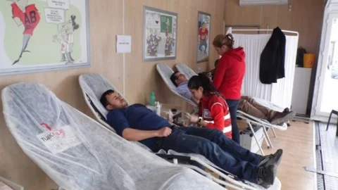 Korkuteli'nde 42 Ünite Kan Bağışında Bulunuldu