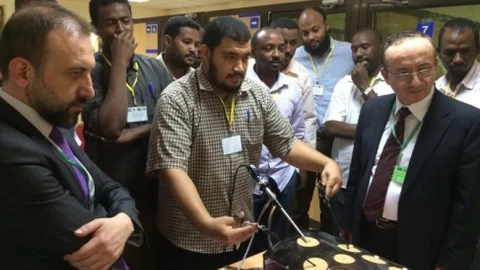 Sudan'da Uluslararası Uygulamalı Laparoskopi Kursu