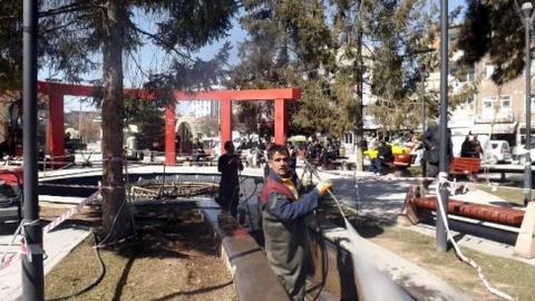 Van'da Park Temizliği