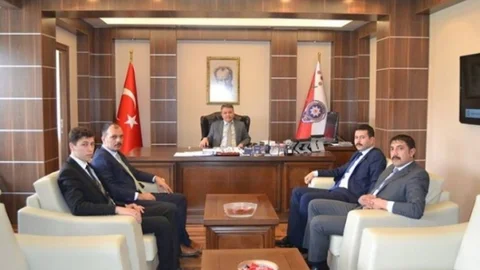 Ülkü Ocaklarından İl Emniyet Müdürü Şahin'e Ziyaret