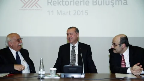 Cumhurbaşkanı Erdoğan YÖK'te Rektörlerle Bir Araya Geldi