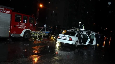 Kayseri'de Feci Kaza 1 Ölü 6 Yaralı