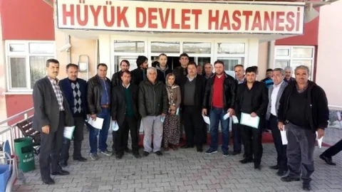 Hüyük'te Muhtarlara Acil Sağlık Yardım Eğitimi Verildi