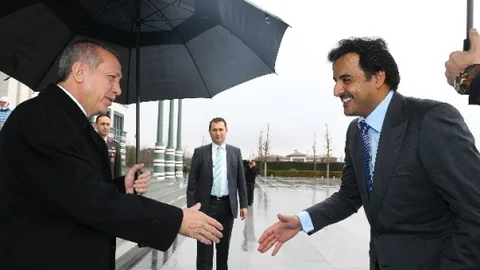 Cumhurbaşkanlığı Sarayı'nda Sürpriz Görüşme