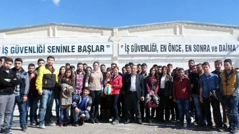 Oğuzeli MYO Öğrencileri Ytong Firması'nda Teknik Gezide