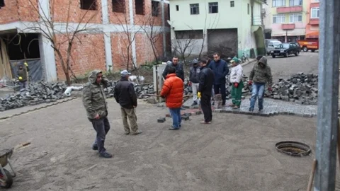 Kozcağız'da Ara Caddelerde Yol Çalışmalarına Başlandı