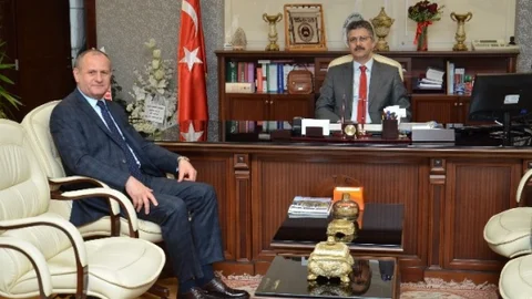 Başkan Keleş'den Başsavcı Güre'ye Hayırlı Olsun Ziyareti