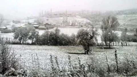 Keles'te Mart Karı Sürprizi