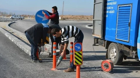 Büyükşehir'den Trafik Çalışması