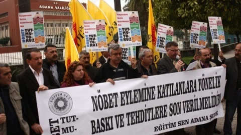 Eğitimcilerden Nöbet Eylemi