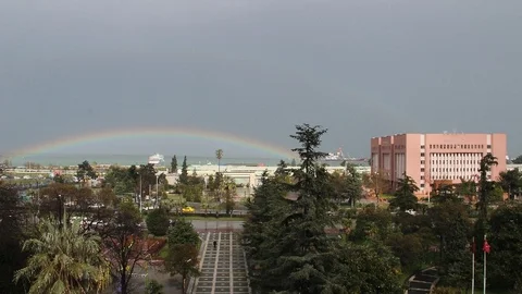 Samsun'da Gökkuşağı Güzelliği
