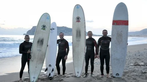 Amerikalı Sörf Tutkunu Alanya'da