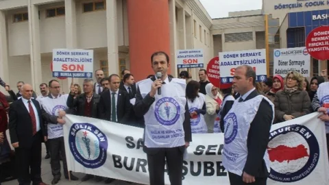 Sağlık Çalışanları Bayramı Eyleme Çevirdi