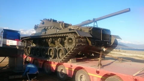 M-60 Tankı Anamur'da Sergilenmeye Başlandı