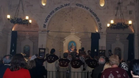 Ermeni Cemaati Mensupları Hatay'da Barış Ayininde Buluştu