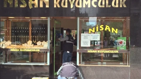 Silahlı Soygun Girişimi Kamerada