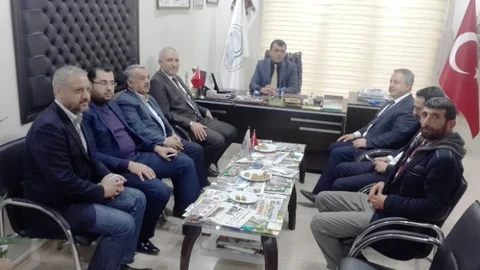 AK Parti İl Başkanı Kahtalı'dan Birlik Başkanı Akın'a Ziyaret