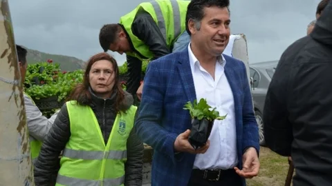 “Daha Yeşil Bir Bodrum İçin” Fidanlar Toprakla Buluştu