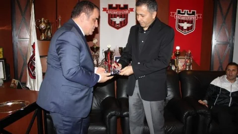 Gaziantep Valisi'nden Gaziantepspor Yönetimine Ziyaret