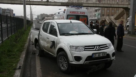 Diyarbakır'da Trafik Kazası 1 Yaralı