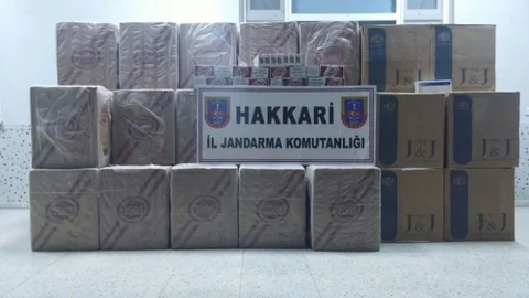 Hakkari'de 53 Bin Paket Kaçak Sigara Ele Geçirildi