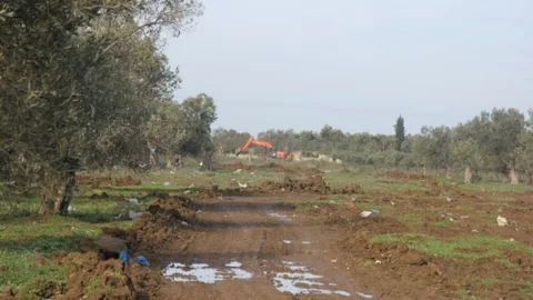 Burhaniye'de OSB Yolları Yapılıyor