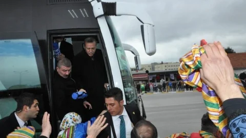 Cumhurbaşkanı Erdoğan'a Yörükler'den Sevgi Seli