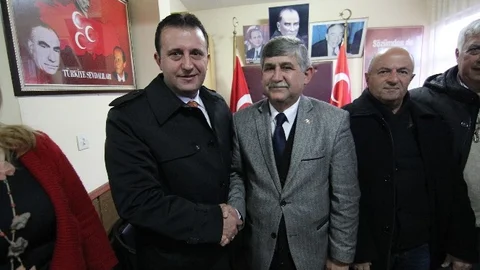 Başkan Soylu'dan MHP Menderes İlçe Başkanına Ziyaret