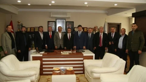 Sendikalardan Başkan Dişli'ye Ziyaret