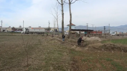 Hisarcık'ta Sulama Kanalı Temizliği