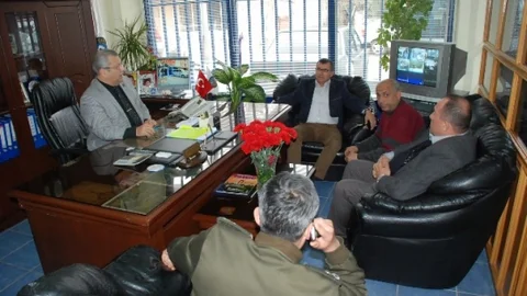 Kubaliç Emniyet Müdürü Ve Jandarma Komutanını Ağırladı