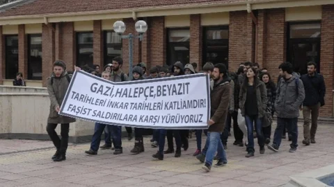 Eskişehir'de 'beyazıt Katliamı' Protestosu