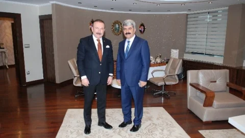 Koü Rektörü Hülagü'den Doğan'a Ziyaret