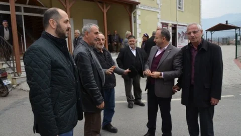 Üzülmez Acısu'da Kanaat Önderleriyle Buluştu