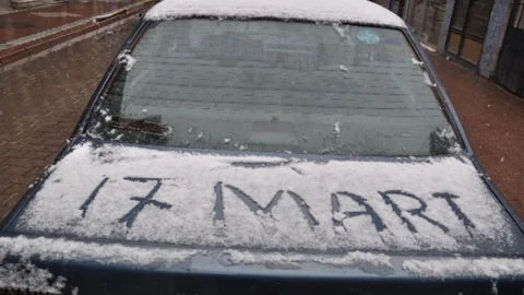 Nevşehir'de Mart Ayında Kar Sürprizi