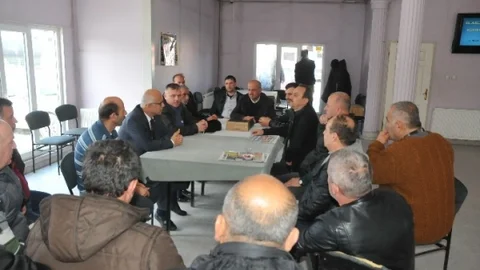 Aday Adayı İbrahim Bilgin Taşıyıcı Esnafı İle Bir Araya Geldi Destek İstedi